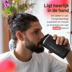 Triple J® Koffiebeker To Go - Thermosbeker - BPA & Lekvrij - 510ml - Zwart 11 Triple J® Koffiebeker To Go - Thermosbeker - BPA & Lekvrij - 510ml - Zwart -Bestek Winkel 1200x1200 60