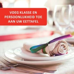 Alpina Tafelservies - Serviesset 40-delig - 8 Persoons - Vaatwasserbestendig - Geschikt Voor Magnetron - Wit -Bestek Winkel 1200x1200 616