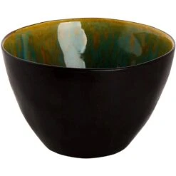 Palmer Serviesset Lotus Stoneware 6-persoons 24-delig Zwart Turquoise -Bestek Winkel 1200x1200 637