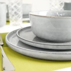 Excellent Serviesset - Servies - 16 Stuks - Aardewerk - Grijs -Bestek Winkel 1200x1200 669