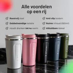 Triple J® Koffiebeker To Go - Thermosbeker - BPA & Lekvrij - 510ml - Groen 11 Triple J® Koffiebeker To Go - Thermosbeker - BPA & Lekvrij - 510ml - Groen -Bestek Winkel 1200x1200 68