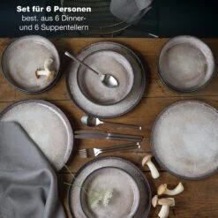 Merkloos Serviesset Duurzaam Borden Mokken Kommen Tableware Set -Bestek Winkel 1200x1200 705