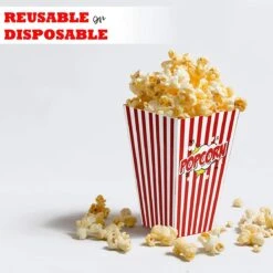50 Duurzame Popcorn Bakjes (18x10cm) - Popcorn Zakjes Voor Filmavonden, Feestjes - Ook Geschickt Als Snoepbakje Of Feestzakje Voor Kinderen 13 50 Duurzame Popcorn Bakjes (18x10cm) - Popcorn Zakjes Voor Filmavonden, Feestjes - Ook Geschickt Als Snoepbakje Of Feestzakje Voor Kinderen -Bestek Winkel 1200x1200 736