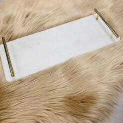 Cosy&Trendy Marmeren Dienblad Met Gouden Handvaten - 40 X 14 Cm -Bestek Winkel 1200x1200 750