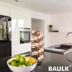 Eiermand – Eierrek – Eierhouder – Eieren – 360° - Zwart - Pasen - 39 Eieren - BAULK® -Bestek Winkel 1200x1200 776