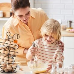 Eiermand – Eierrek – Eierhouder – Eieren – Zwart - Pasen - Tot 40 Eieren - BAULK® -Bestek Winkel 1200x1200 788