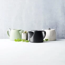 Point-Virgule - Theepot Met Thee Infuser - Mat - Gebroken Wit - 500ml -Bestek Winkel 1200x1200 852