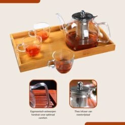 SensaHome - Infuser Theekan/Theepot - Transparant - Glas -Bestek Winkel 1200x1200 885