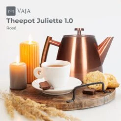 Vaja® Theepot Juliette Rosé Dubbelwandig -Bestek Winkel 1200x1200 920