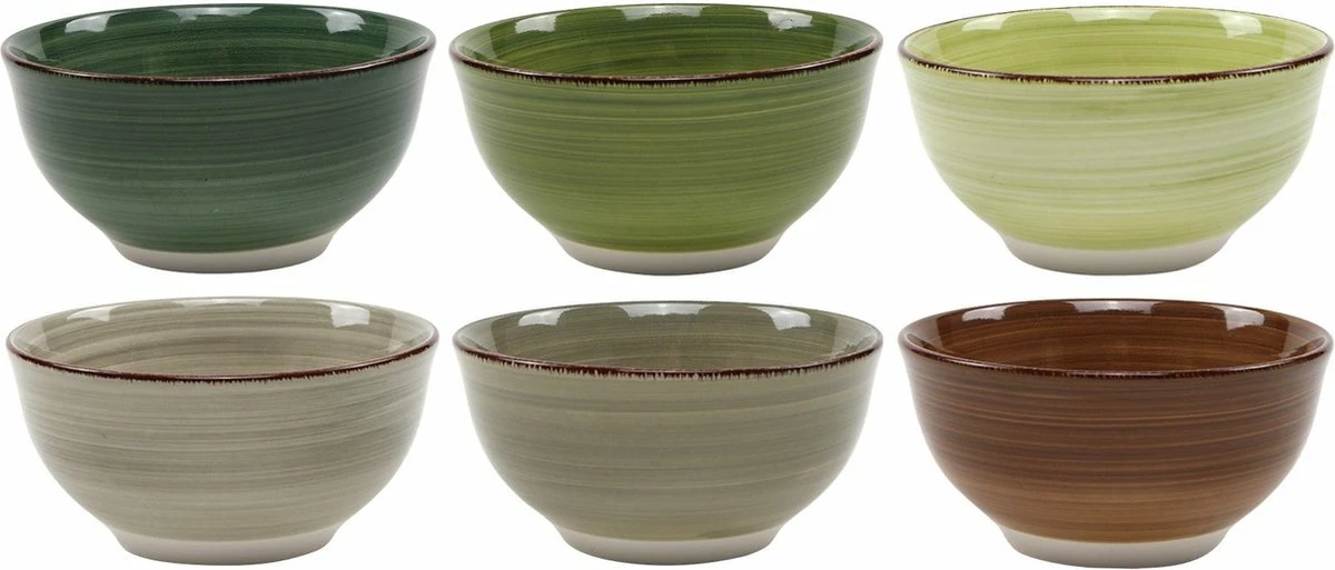 Studio Tavola Kleine Kommen Ocean Blue ø 12 Cm - 6 Stuks 2 Studio Tavola Kleine Kommen Ocean Blue ø 12 Cm - 6 Stuks - Afbeelding 2