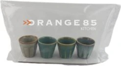 Orange85 Espresso Kopjes - Set Van 4 - Porselein - Hittebestendig - 90 Ml - Rond - Espresso - Mokken - Glazen - Koffiekopjes -Bestek Winkel 1200x663