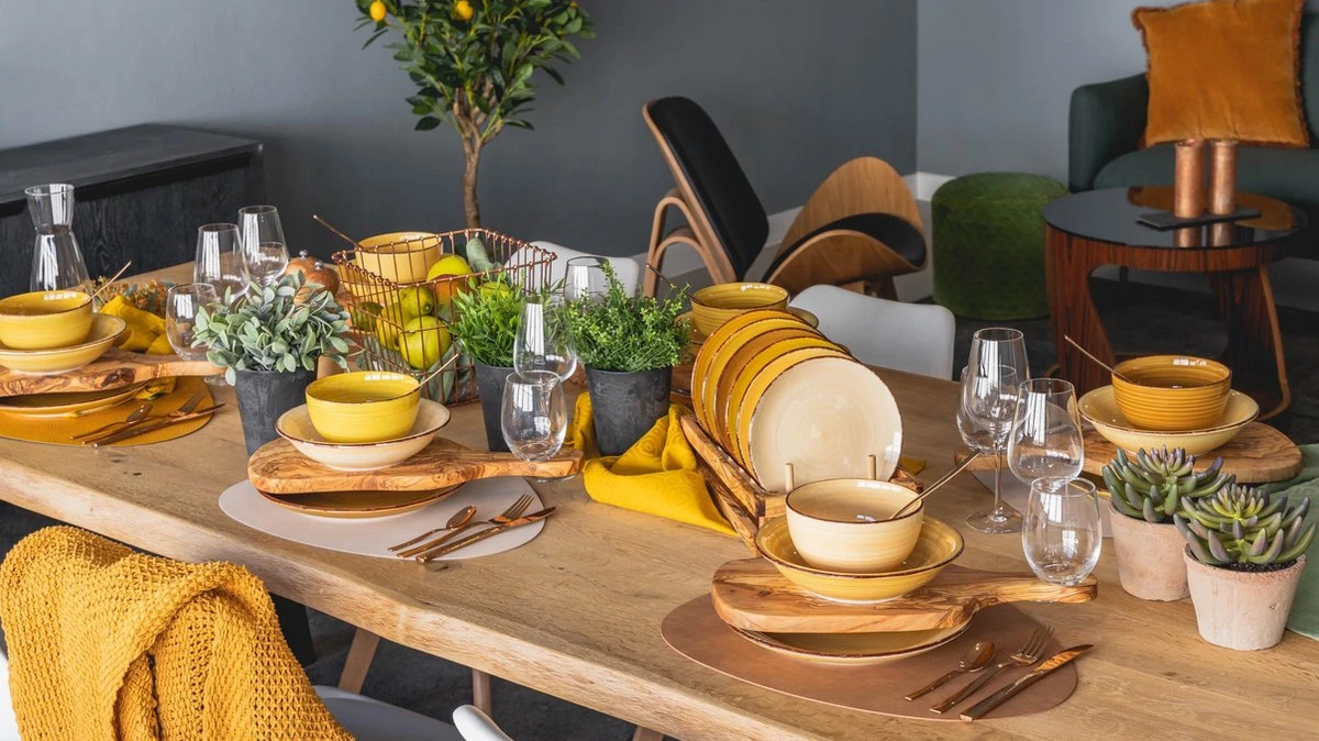 Studio Tavola Serviesset Sunny Fall 18-Delig 2 Studio Tavola Serviesset Sunny Fall 18-Delig - Afbeelding 2