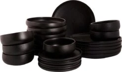 Maastricht Porselein Serviesset Universe Porselein 6-persoons 24-delig Zwart 27 Maastricht Porselein Serviesset Universe Porselein 6-persoons 24-delig Zwart -Bestek Winkel 1200x707 4