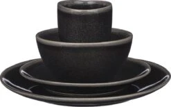 Mica Decorations Tabo Serviesset 4 Persoons - Zwart -Bestek Winkel 1200x746 1