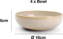 Salt&Pepper Tabo Beige - Serviesset - 4 Persoons - 12 Delig - Crème/Beige -Bestek Winkel 1200x750 1