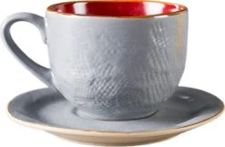 Vivi Oggi - Koffiekopjes Set Van 6 - Ø 9cm - Cappuccino - Kop En Schotel - 150 Ml - Italië -Bestek Winkel 1200x780 2