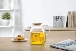 S091 Glazen Theepot Met Bamboedeksel - 1600 Ml - Samadoyo -Bestek Winkel 1200x799 34