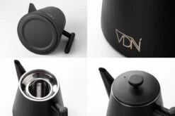 VDN RVS Theepot Dubbelwandig Met Filter - Zwarte Theekan 1 Liter - 902 -Bestek Winkel 1200x800 151