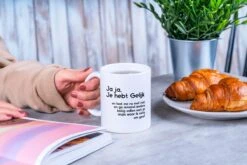 Grappige Mok Met Tekst: Jaja Je Hebt Gelijk | Grappige Cadeaus | Koffiemok | Koffiebeker | Theemok | Theebeker -Bestek Winkel 1200x800 34