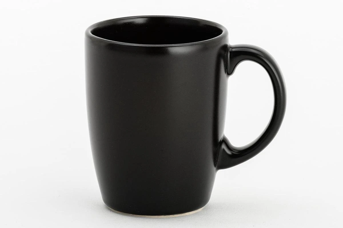 Lite-Body - Hermes - Thee Beker 30cl Set Van 6 - Zwart Mat 2 Lite-Body - Hermes - Thee Beker 30cl Set Van 6 - Zwart Mat - Afbeelding 2