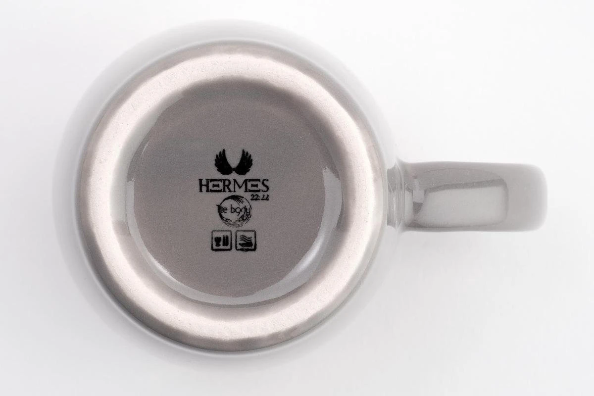Lite-Body - Hermes - Thee Beker 30cl - Set Van 6 - Grijs 3 Lite-Body - Hermes - Thee Beker 30cl - Set Van 6 - Grijs - Afbeelding 3