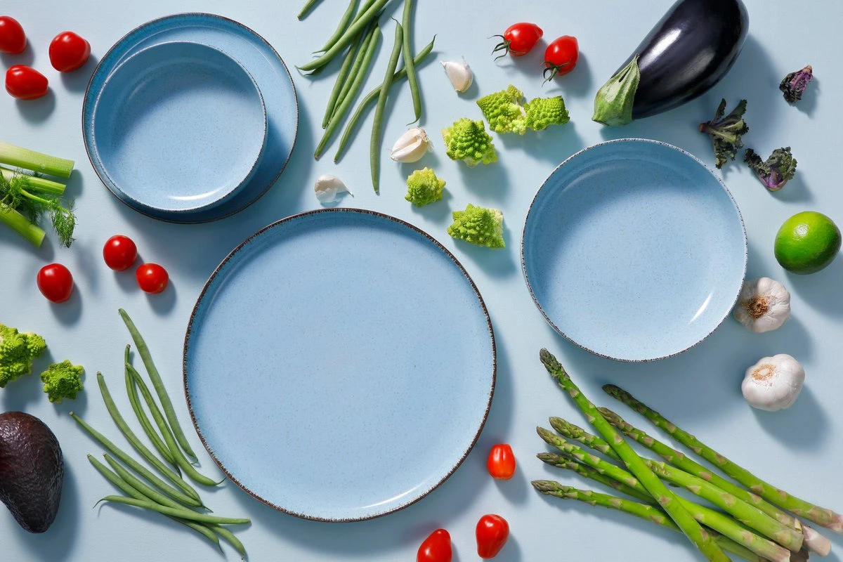 Palmer Serviesset Antigo Porselein 6-persoons 24-delig Lichtblauw 5 Palmer Serviesset Antigo Porselein 6-persoons 24-delig Lichtblauw - Afbeelding 5