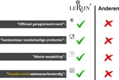 LeRijn® Serviesset Deventer 8 Persoons - 24 Delig - Licht Crème Wit Met Gouden Rand En Motief - Dinerborden - Soepborden - Dessertborden - Borden Servies - Bordenset -Bestek Winkel 1200x802 9