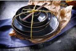 Palmer Serviesset Eccentric Stoneware 6-persoons 24-delig Blauw -Bestek Winkel 1200x807 1