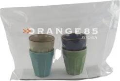 Orange85 Cappuccino Mokken - 4 Stuks - 250 Ml - Porselein - Hittebestendig - Keuken - Accessoires - Cappuccino Glazen - Cappuccino Kopjes - Latte Macchiato Glazen -Bestek Winkel 1200x809 2