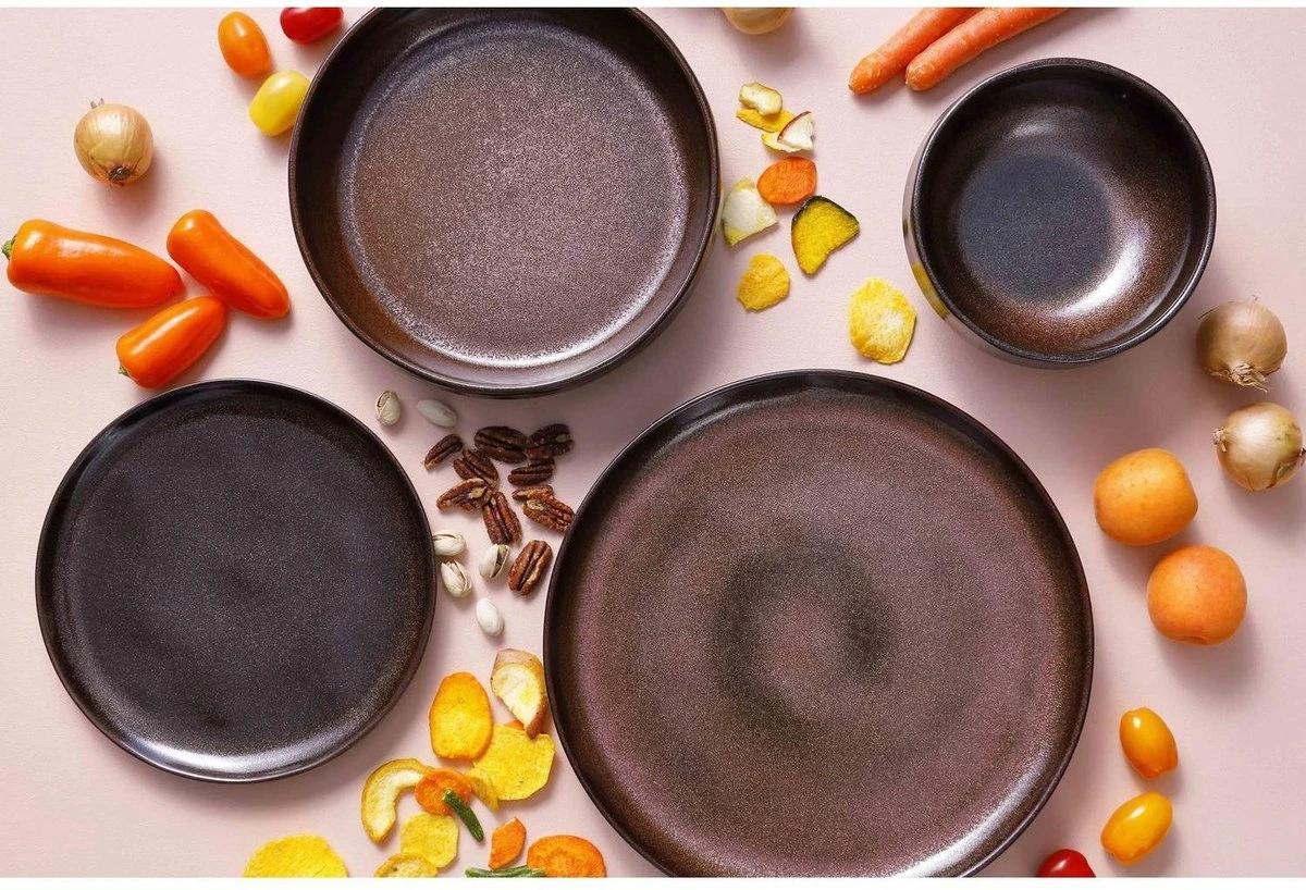 Palmer Serviesset Bama Copper Stoneware 6-persoons 24-delig Koper 12 Palmer Serviesset Bama Copper Stoneware 6-persoons 24-delig Koper - Afbeelding 12