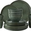 Dutch Rose Serenity - Dutch Rose Set 16 Delig Servies Groen