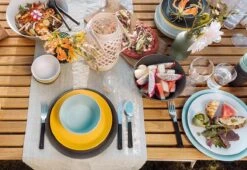 Mepal - Serviesset Bloom 8-delig – Geschikt Als Stijlvol Buitenservies - Pebble Assorti – Ideaal Voor Buiten En Binnen – Licht In Gewicht -Bestek Winkel 1200x826 5