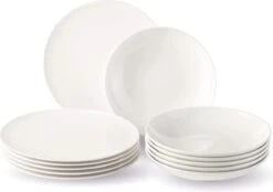 Villeroy & Boch, Vivo 19-5254-7611 Tafelservies Voor Maximaal 6 Personen, 12 Stuks, Premium Porselein, Wit -Bestek Winkel 1200x844 2