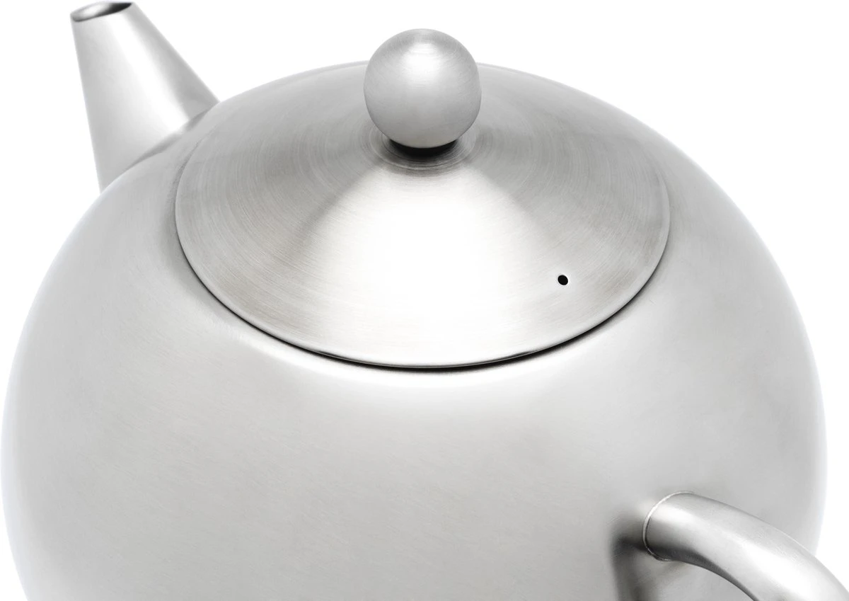 Bredemeijer - Theepot Minuet Santhee 1,4L Mat Dubbelwandig 2 Bredemeijer - Theepot Minuet Santhee 1,4L Mat Dubbelwandig - Afbeelding 2