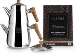 Serenk Definition Turkse Theepot - Inductie Geschikt - Theepottenset - RVS 13 Serenk Definition Turkse Theepot - Inductie Geschikt - Theepottenset - RVS -Bestek Winkel 1200x850 4