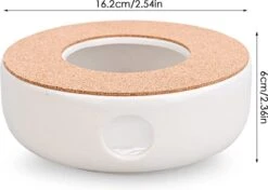 ConBlom Keramische Theepot, Warmer, Theewarmer, Koffiewarmer, Stoofje, Met Kurk-stoofje, Theepot Basis, Theefornuis, Melkwarmer Voor Thuis, Café, Theemelk (zonder Kaars En Theepot) -Bestek Winkel 1200x855 2