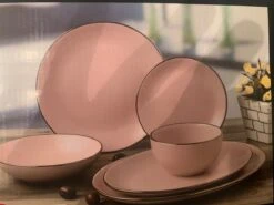 Servies Set 26 Delig Rose