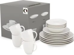 Vtwonen Serviesset - Wit - Porselein - 16-Delig -Bestek Winkel 1200x904 1