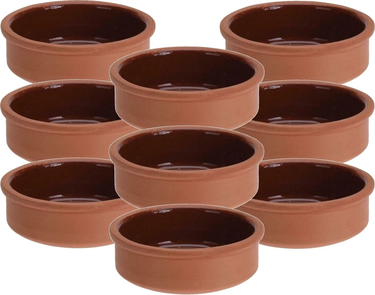 Merkloos 12x Tapas Schaaltjes 500 Ml Terracotta 12 Cm - Keukenbenodigdheden - Kookbenodigdheden - Tafel Dekken - Tapasschaaltjes - Tapas/snacks/hapjes Bereiden En Serveren 1 Merkloos 12x Tapas Schaaltjes 500 Ml Terracotta 12 Cm - Keukenbenodigdheden - Kookbenodigdheden - Tafel Dekken - Tapasschaaltjes - Tapas/snacks/hapjes Bereiden En Serveren