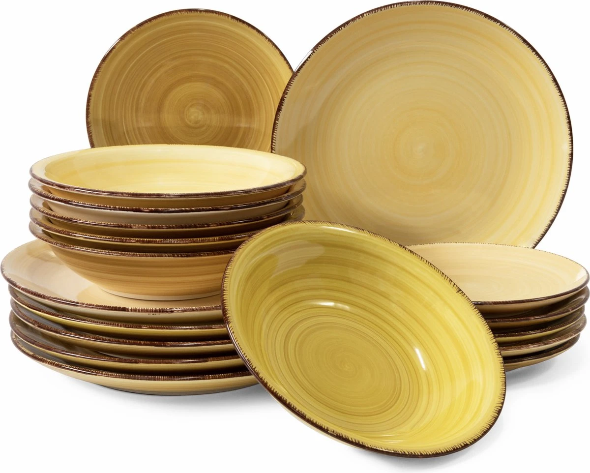 Studio Tavola Serviesset Sunny Fall 18-Delig 6 Studio Tavola Serviesset Sunny Fall 18-Delig - Afbeelding 6