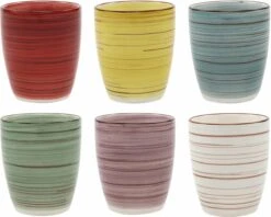 Studio Tavola Bekers Ocean Blue 160 Ml - 6 Stuks -Bestek Winkel 1200x964 1