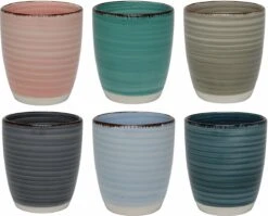 Studio Tavola Bekers Ocean Blue 160 Ml - 6 Stuks -Bestek Winkel 1200x968