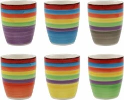 Studio Tavola Bekers Ocean Blue 160 Ml - 6 Stuks -Bestek Winkel 1200x973