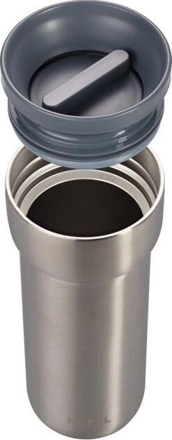 Mepal Isoleerbeker Ellipse 475 Ml – Houdt Je Drankje 6 Uur Warm En 10 Uur Koud – Natural Brushed – Koffiebeker To Go – Lekdicht – Thermosbeker -Bestek Winkel 469x1200 1