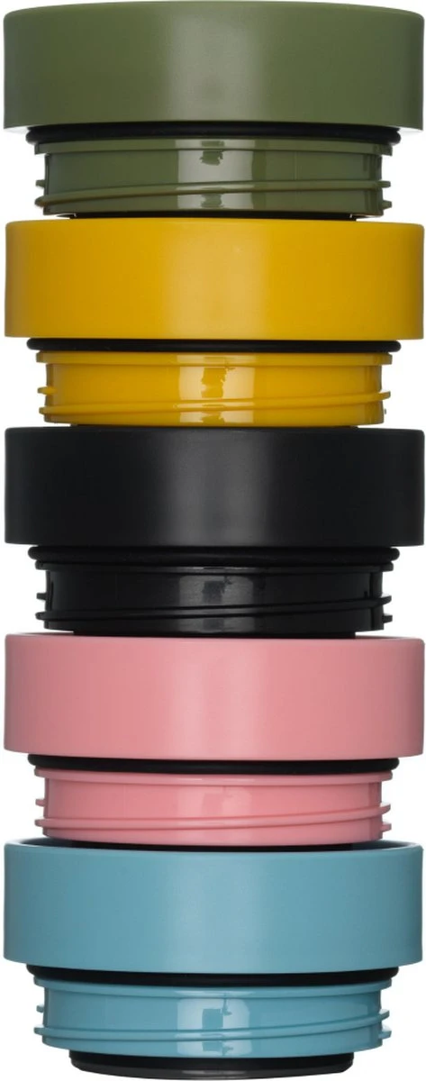 Circular&Co. Herbruikbare To Go Koffiebeker (rCUP) Zwart/roze 12oz/340ml 6 Circular&Co. Herbruikbare To Go Koffiebeker (rCUP) Zwart/roze 12oz/340ml - Afbeelding 6