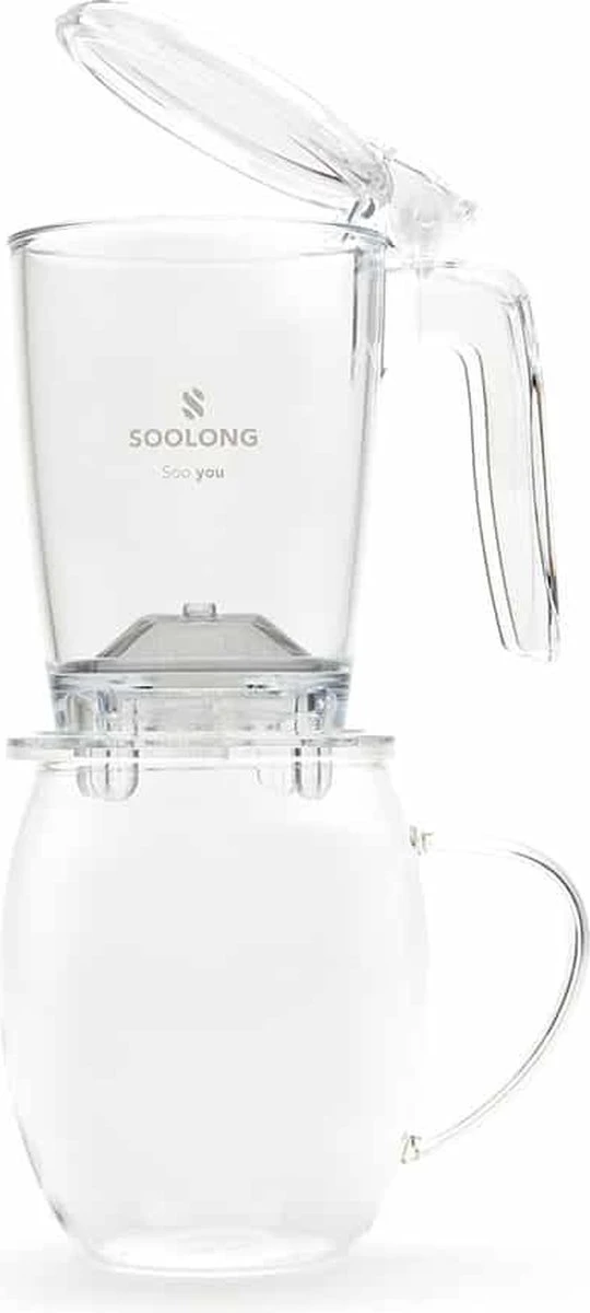 Soolong Teamaker - Theemaker - Theepot - Ice Tea Maker- 400ml - 1stuks 3 Soolong Teamaker - Theemaker - Theepot - Ice Tea Maker- 400ml - 1stuks - Afbeelding 3