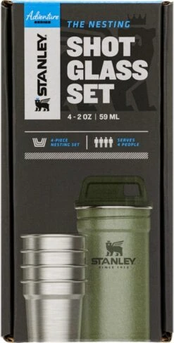 Stanley The Nesting Shot Glass Set - Hammertone Green -Bestek Winkel 608x1200