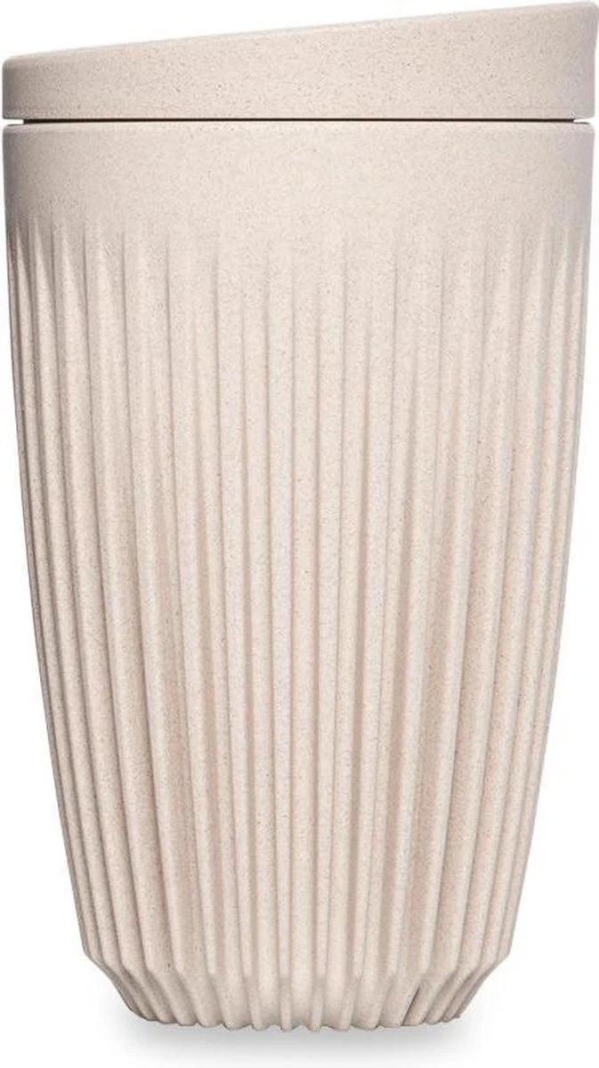 HuskeeCup & Deksel - Koffiebeker - Large - 12oz/36cl - Natural 1 HuskeeCup & Deksel - Koffiebeker - Large - 12oz/36cl - Natural
