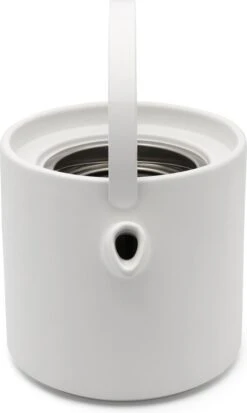 Bredemeijer - Theeset Umea Theepot 1.2L Met Theelichtwarmer - Mat Wit -Bestek Winkel 718x1200 2