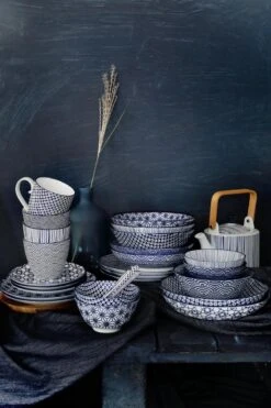 Tokyo Design Studio Nippon Blue Sushiserviesset - Porselein - 6 Delig - 2 Persoons -Bestek Winkel 799x1200 5